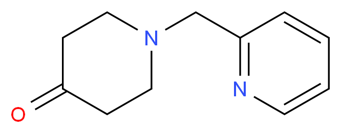 1-(pyridin-2-ylmethyl)piperidin-4-one_Molecular_structure_CAS_41661-56-7)