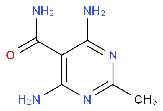 4,6-DIAMINO-2-METHYLPYRIMIDINE-5-CARBOXAMIDE_Molecular_structure_CAS_900472-89-1)