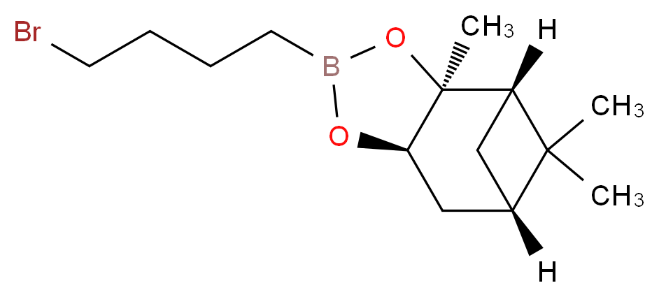 4-Bromobutaneboronic acid (1S,2S,3R,5S)-(+)-2,3-pinanediol ester_Molecular_structure_CAS_165881-36-7)