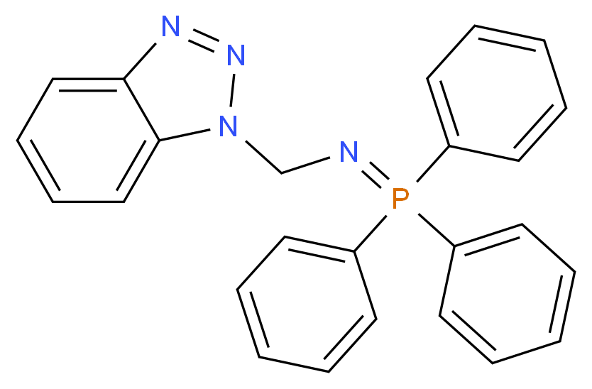N-(Triphenylphosphoranylidene)-1H-benzotriazole-1-methanamine_Molecular_structure_CAS_124316-00-3)