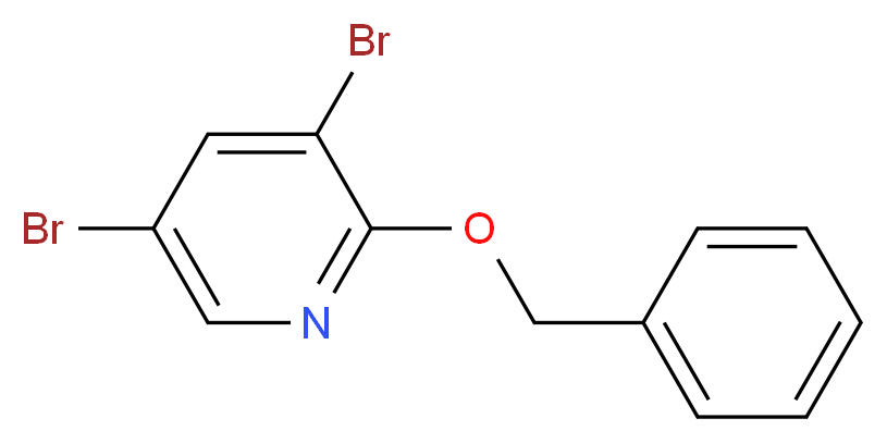 2-(Benzyloxy)-3,5-dibromopyridine_Molecular_structure_CAS_130284-00-3)