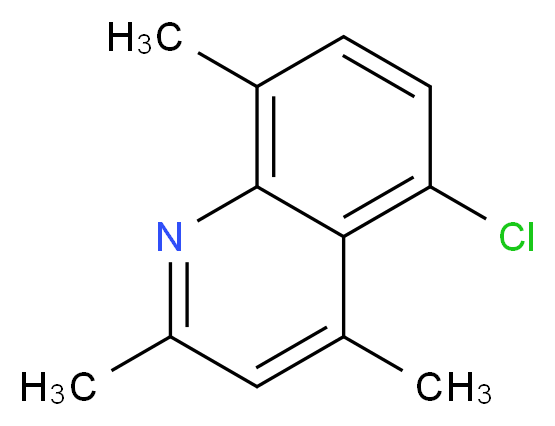 5-CHLORO-2,4,8-TRIMETHYLQUINOLINE_Molecular_structure_CAS_105908-43-8)