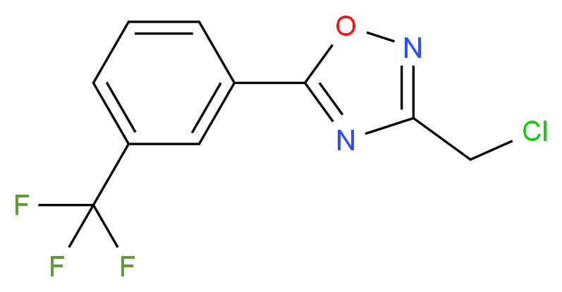 3-(Chloromethyl)-5-[3-(trifluoromethyl)phenyl]-1,2,4-oxadiazole_Molecular_structure_CAS_175205-63-7)