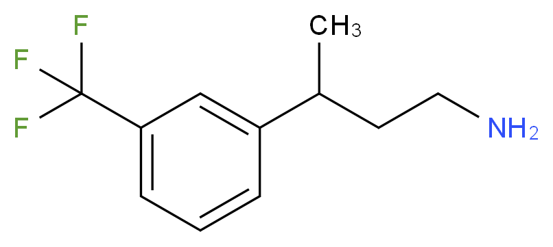 3-[3-(trifluoromethyl)phenyl]butan-1-amine_Molecular_structure_CAS_)