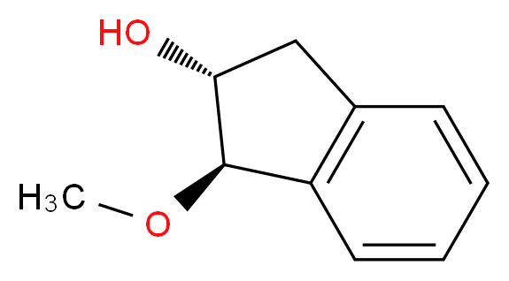 (1R,2R)-1-methoxy-2,3-dihydro-1H-inden-2-ol_Molecular_structure_CAS_)