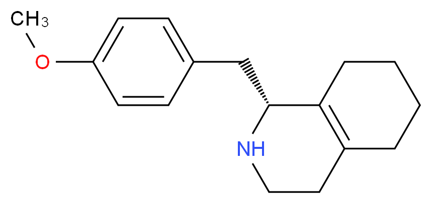 (R)-(+)-1-(4-Methoxybenzyl)-1,2,3,4,5,6,7,8-octahydroisoquinoline_Molecular_structure_CAS_30356-08-2)