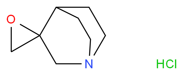 Spiro[1-azabicyclo[2.2.2]octane-3,2'-oxirane] Hydrochloride_Molecular_structure_CAS_64148-68-9)