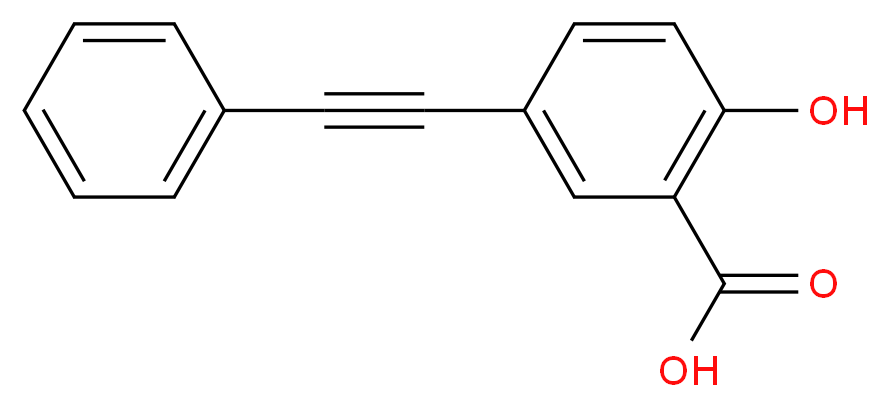 2-Hydroxy-5-(phenylethynyl)benzoic acid_Molecular_structure_CAS_)