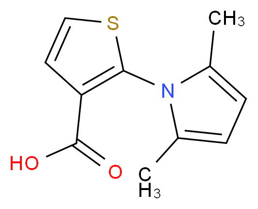 2-(2,5-dimethyl-1H-pyrrol-1-yl)thiophene-3-carboxylic acid_Molecular_structure_CAS_)