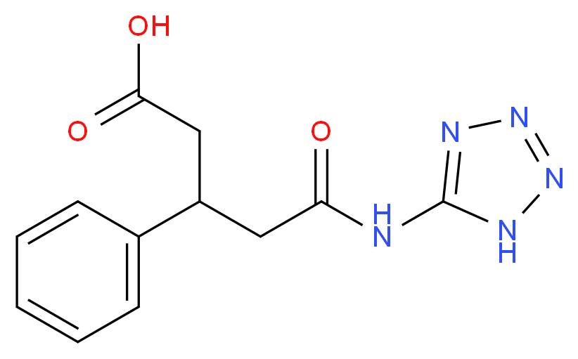 3-Phenyl-4-(1H-tetrazol-5-ylcarbamoyl)-butyric acid_Molecular_structure_CAS_428504-04-5)