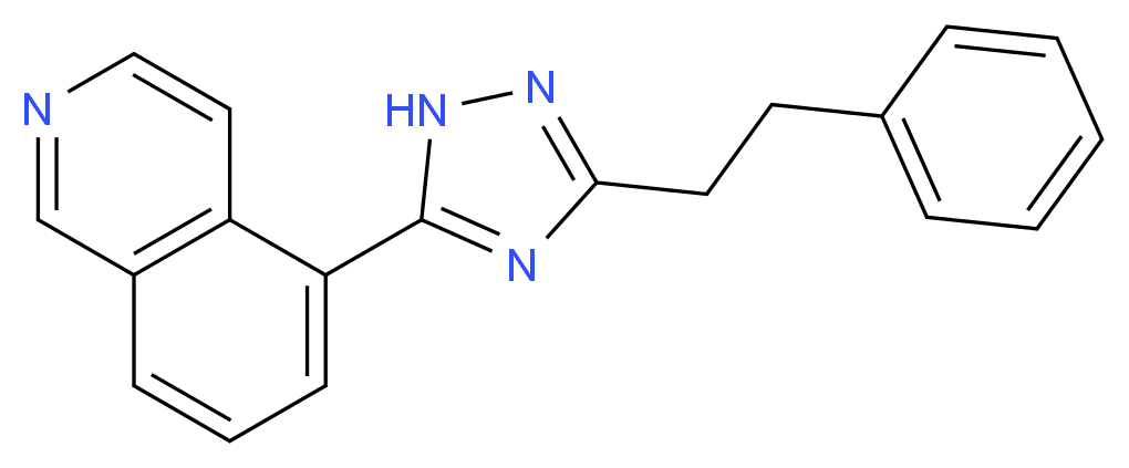5-[3-(2-phenylethyl)-1H-1,2,4-triazol-5-yl]isoquinoline_Molecular_structure_CAS_)