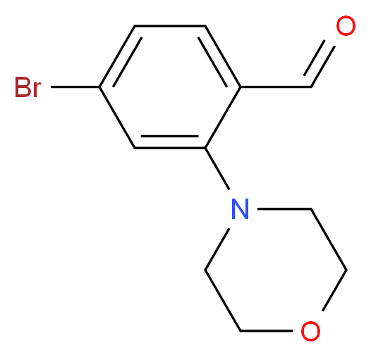 4-Bromo-2-(N-morpholino)-benzaldehyde_Molecular_structure_CAS_736990-80-0)