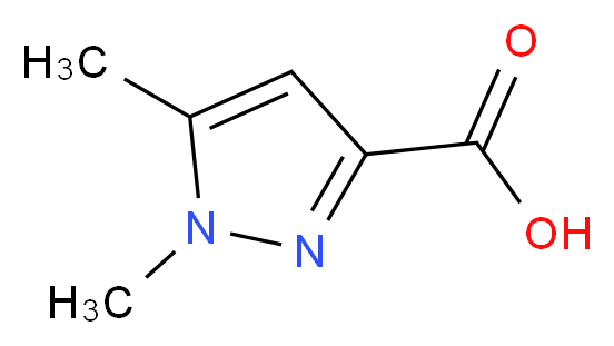 1,5-Dimethyl-1H-pyrazole-3-carboxylic acid_Molecular_structure_CAS_)