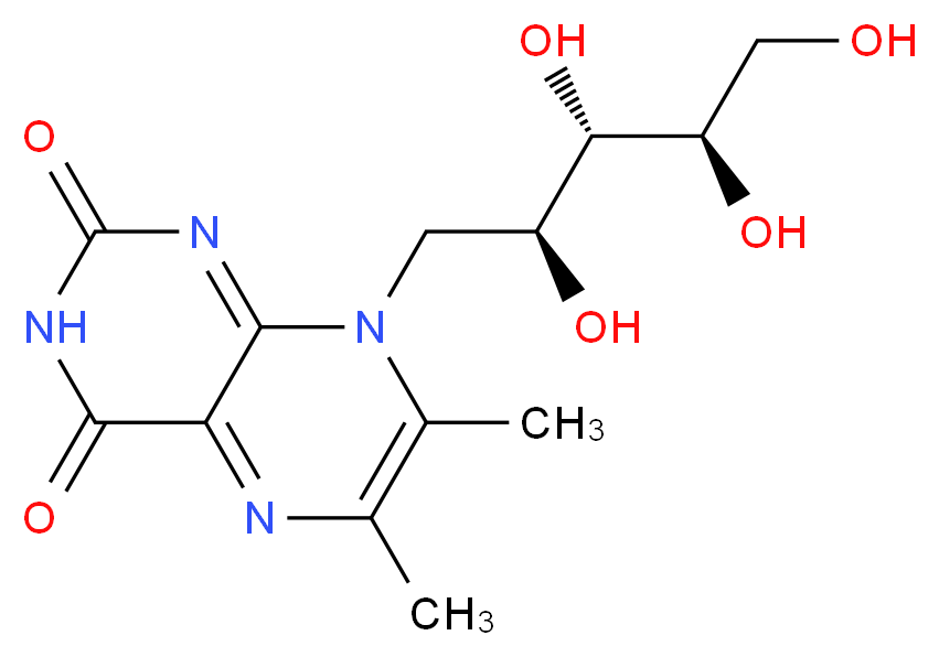 6,7-Dimethyl-8-ribityllumazine_Molecular_structure_CAS_5118-16-1)