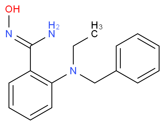 2-[Benzyl(ethyl)amino]-N'-hydroxybenzenecarboximidamide_Molecular_structure_CAS_)