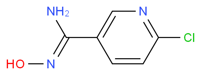 6-Chloro-N-hydroxy-nicotinamidine_Molecular_structure_CAS_)