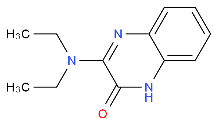 3-(diethylamino)quinoxalin-2(1H)-one_Molecular_structure_CAS_)