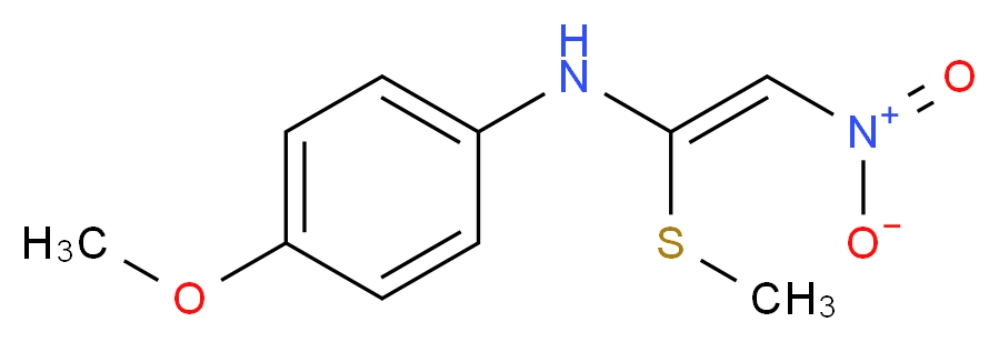 4-Methoxy-N-[1-(methylsulfanyl)-2-nitrovinyl]aniline_Molecular_structure_CAS_)