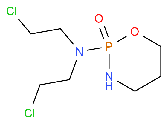 2-[bis(2-chloroethyl)amino]-1,3,2$l^{5}-oxazaphosphinan-2-one_Molecular_structure_CAS_)