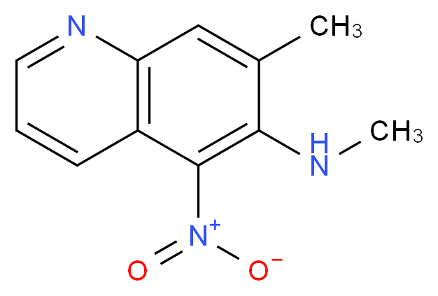 6-Methylamino-7-methyl-5-nitroquinoline_Molecular_structure_CAS_83407-41-4)