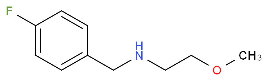 [(4-fluorophenyl)methyl](2-methoxyethyl)amine_Molecular_structure_CAS_)