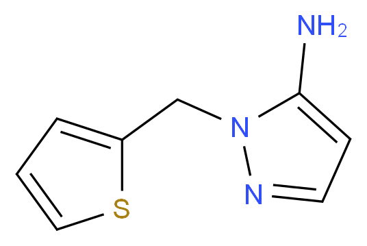 1-(2-thienylmethyl)-1H-pyrazol-5-amine_Molecular_structure_CAS_4394-26-7)