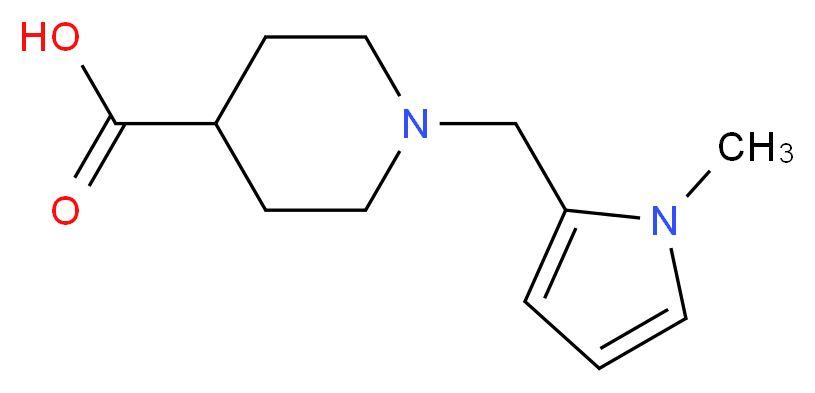 1-[(1-methyl-1H-pyrrol-2-yl)methyl]-4-piperidinecarboxylic acid_Molecular_structure_CAS_1177281-06-9)