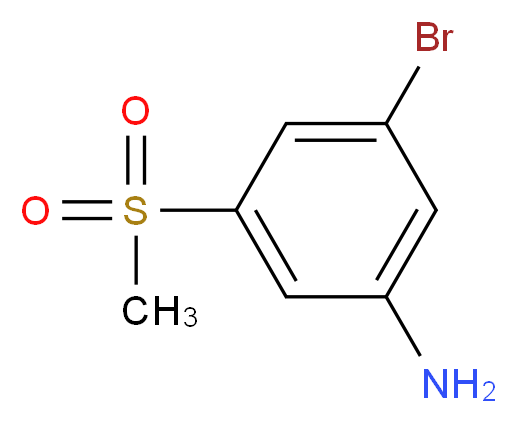 3-Bromo-5-(methylsulfonyl)aniline_Molecular_structure_CAS_62606-00-2)