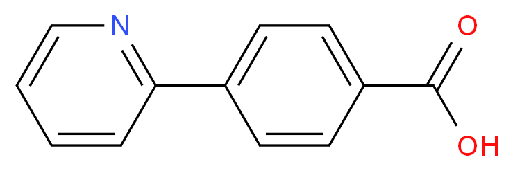 4-(2-Pyridinyl)benzoic Acid_Molecular_structure_CAS_4385-62-0)
