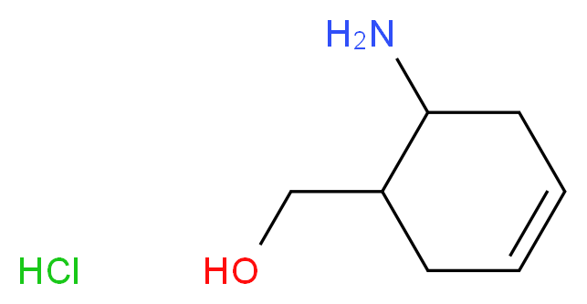 TRANS-(6-AMINO-CYCLOHEX-3-ENYL)-METHANOL HYDROCHLORIDE_Molecular_structure_CAS_)