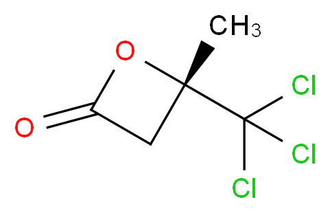 (S)-(-)-4-Methyl-4-(trichloromethyl)-2-oxetanone_Molecular_structure_CAS_93206-60-1)