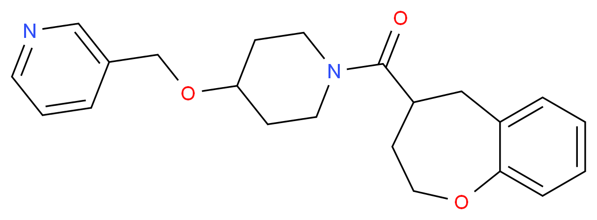 3-({[1-(2,3,4,5-tetrahydro-1-benzoxepin-4-ylcarbonyl)piperidin-4-yl]oxy}methyl)pyridine_Molecular_structure_CAS_)