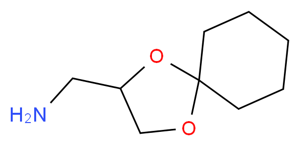 (1,4-dioxaspiro[4.5]dec-2-ylmethyl)amine_Molecular_structure_CAS_45982-66-9)