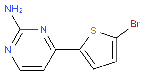 4-(5-Bromo-2-thienyl)-2-pyrimidinamine_Molecular_structure_CAS_855308-66-6)