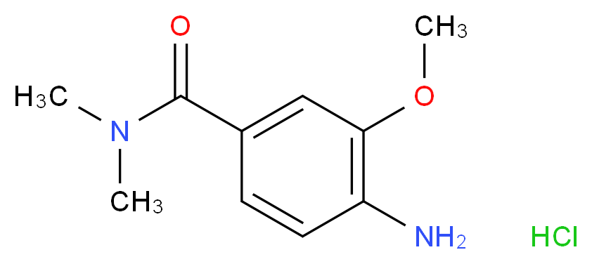 4-amino-3-methoxy-N,N-dimethylbenzamide hydrochloride_Molecular_structure_CAS_)