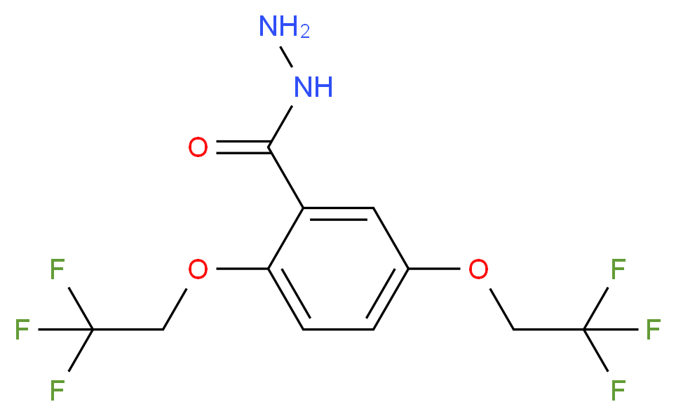 2,5-Bis(2,2,2-trifluoroethoxy)benzoic acid hydrazide_Molecular_structure_CAS_50778-75-1)