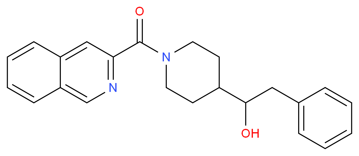 1-[1-(3-isoquinolinylcarbonyl)-4-piperidinyl]-2-phenylethanol_Molecular_structure_CAS_)