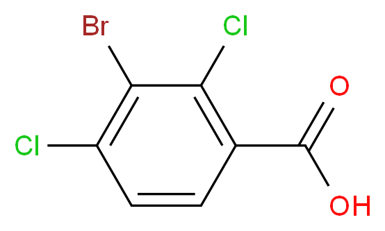 3-Bromo-2,4-dichlorobenzoic acid_Molecular_structure_CAS_951884-96-1)