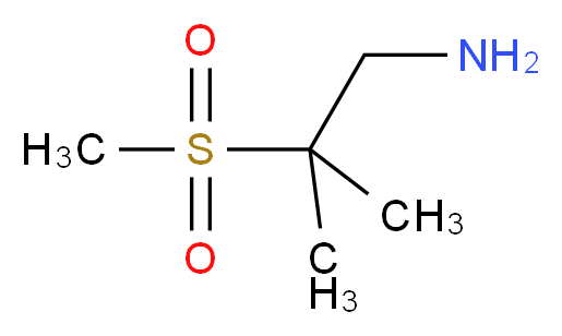 2-methanesulfonyl-2-methylpropan-1-amine_Molecular_structure_CAS_)