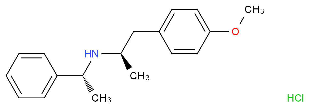 (αR)-4-Methoxy-α-methyl-N-[(1R)-1-phenylethyl]benzeneethanamine Hydrochloride _Molecular_structure_CAS_50505-66-3)