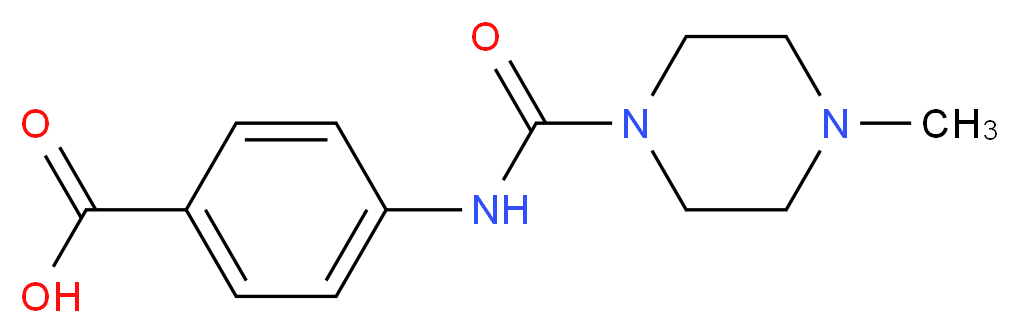 4-(4-methylpiperazine-1-carboxamido)benzoic acid_Molecular_structure_CAS_)
