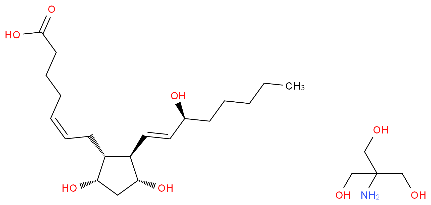 Prostaglandin F2α Tromethamine Salt_Molecular_structure_CAS_38562-01-5)