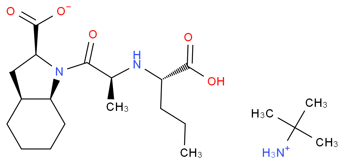 Perindopril tert-Butylamine salt_Molecular_structure_CAS_107133-36-8)