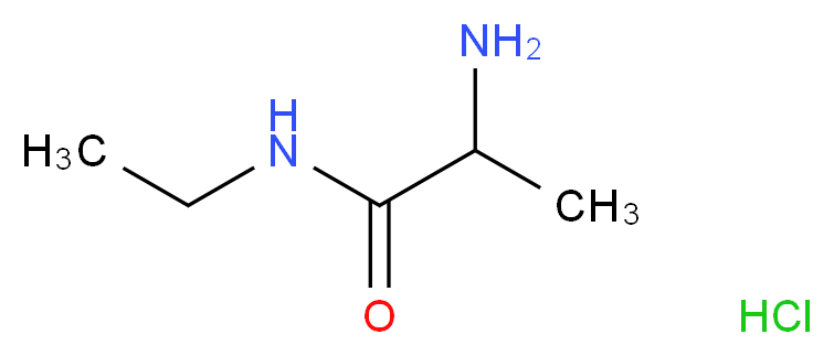 2-Amino-N-ethylpropanamide hydrochloride_Molecular_structure_CAS_)