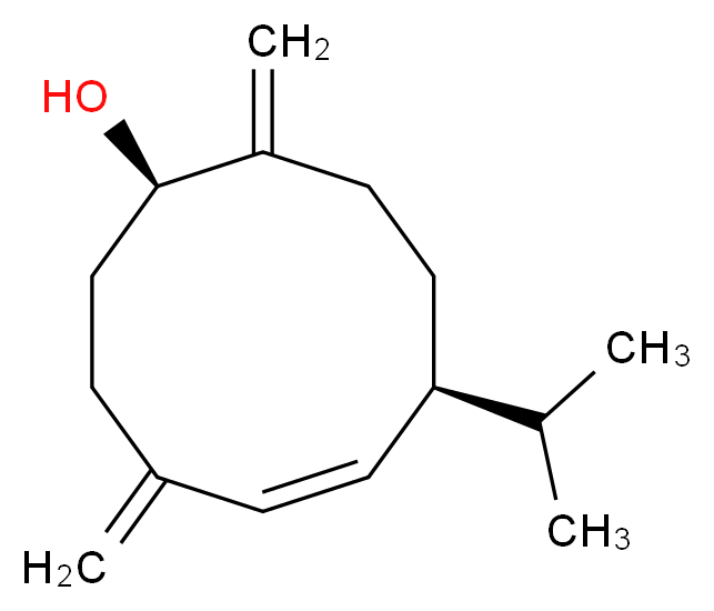 4(15),5,10(14)-Germacratrien-1-ol_Molecular_structure_CAS_81968-62-9)