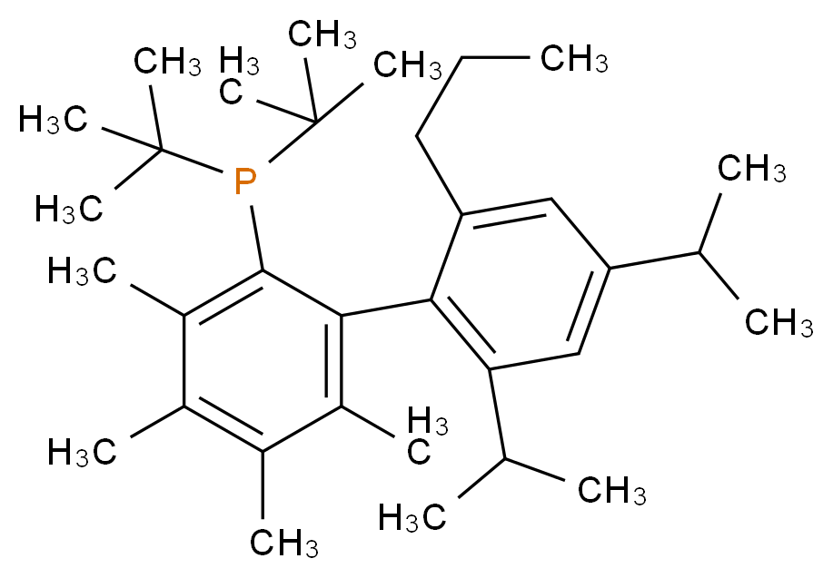 2-Di-tert-butylphosphino-3,4,5,6-tetramethyl-2',4',6'-triisopropylbiphenyl_Molecular_structure_CAS_857356-94-6)