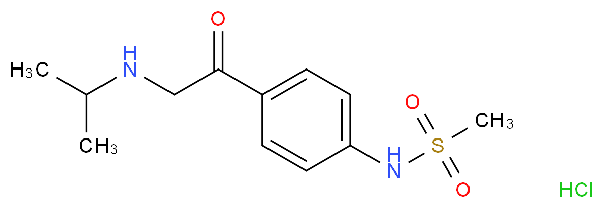 Oxo Sotalol Hydrochloride _Molecular_structure_CAS_5576-49-8)