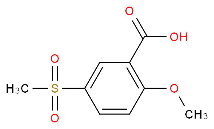 2-Methoxy-5-(methylsulfonyl)benzoic acid_Molecular_structure_CAS_50390-76-6)