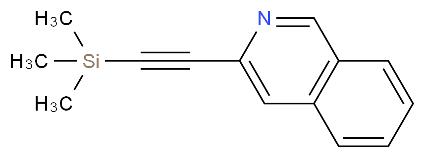 3-((Trimethylsilyl)ethynyl)isoquinoline_Molecular_structure_CAS_86521-11-1)