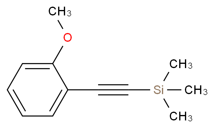 2-[(Trimethylsilyl)ethynyl]anisole_Molecular_structure_CAS_40230-91-9)